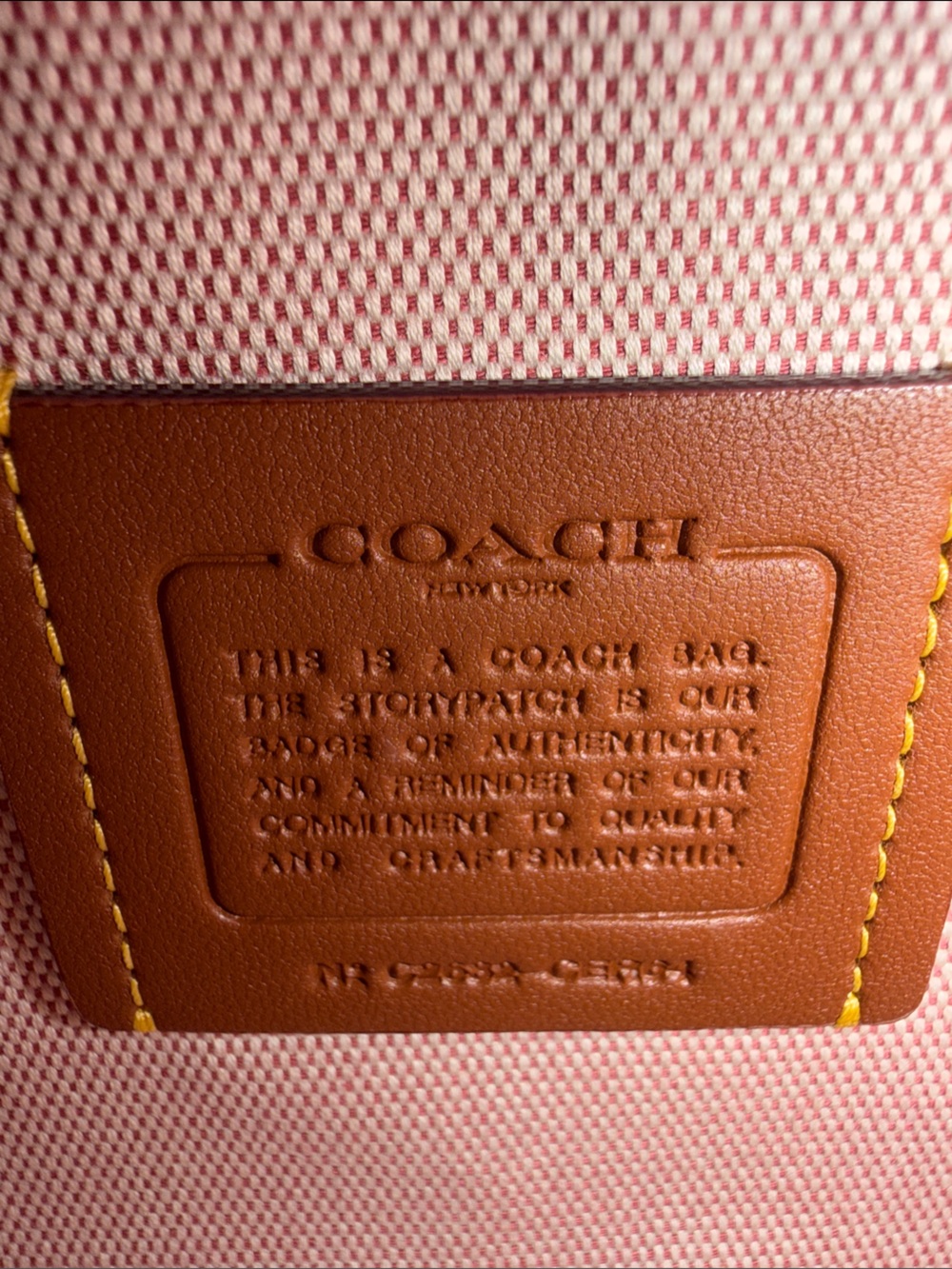 Coach Plaza Bag 22 Dark Fuschia - Picture 6 of 6
